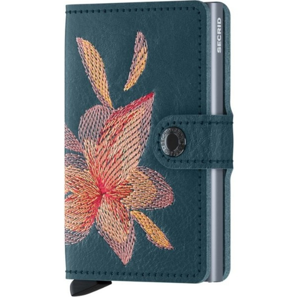 Secrid Miniwallet Stitch Magnolia Petrolio, N/a - Avrupa Derisi Cüzdan Erkek Cüzdan Fiyatı