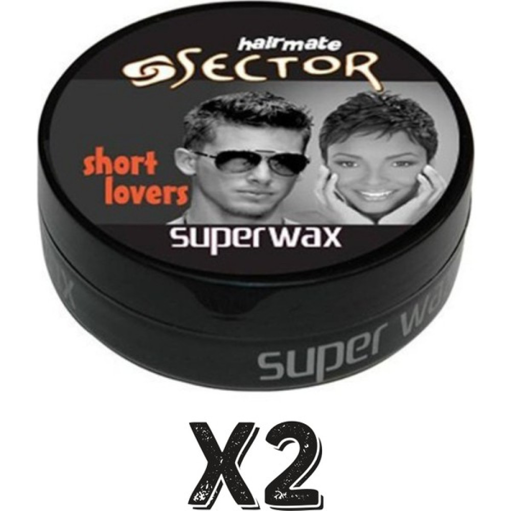 Sector Hairmate Superwax Islak Görünüm Siyah Wax 150 Ml 2 Adet - 1 Saç Şekillendirici Krem Fiyatı
