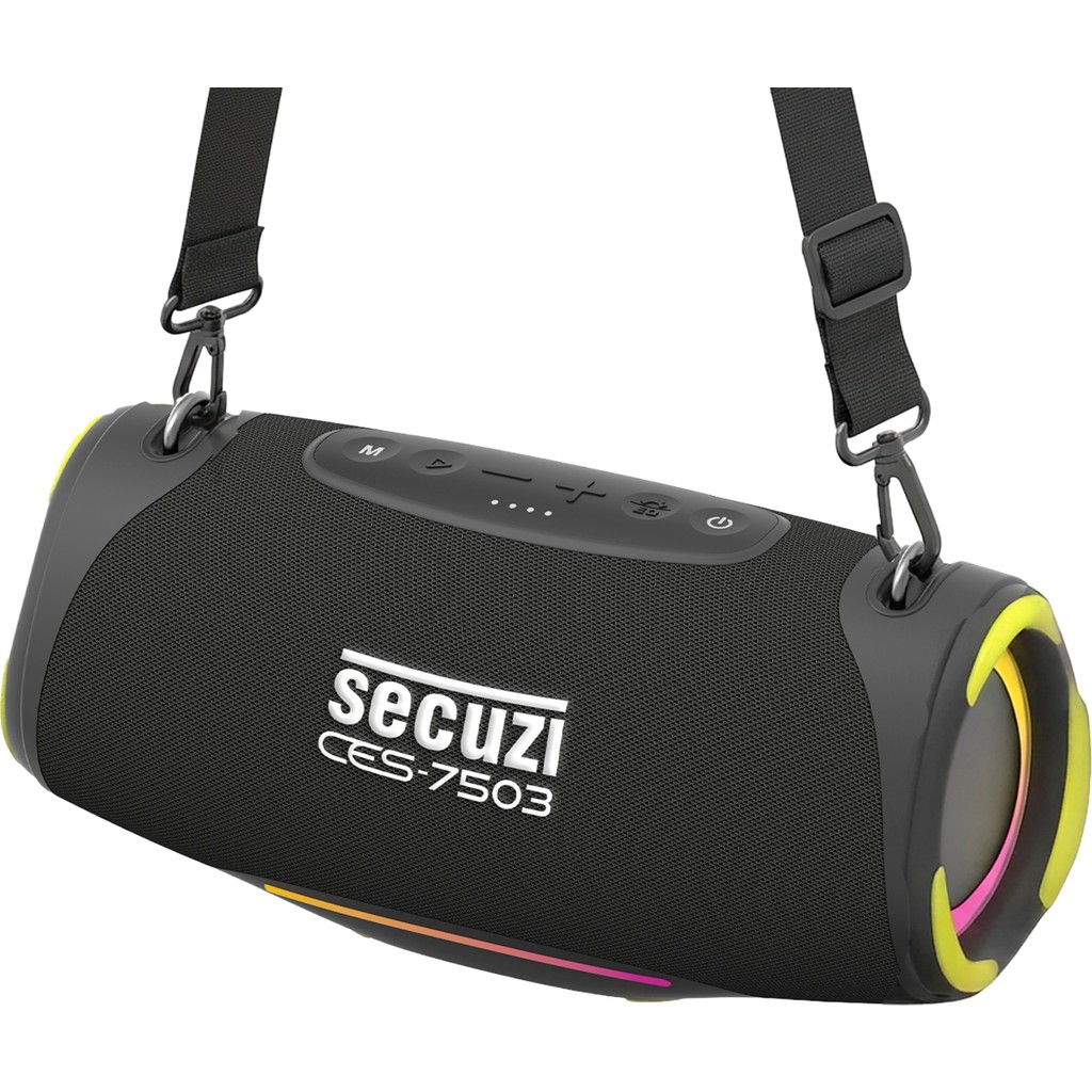 Secuzi 80W Bluetooth Hoparlör/Speaker Multilink RGB / Aux / Sd / USB / Bluetooth / Suya Dayanıklı - Siyah - Gri Bluetooth Hoparlör Fiyatı
