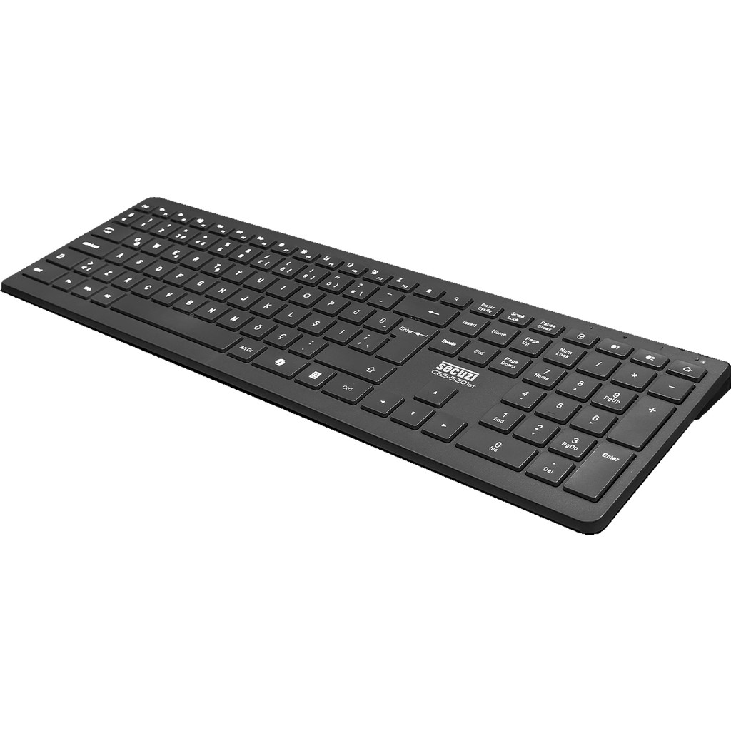 Secuzi Kablosuz Türkçe Q Sessiz Ofis Klavyesi - Scissor Switch - Pilli - Gri Klavye - Mouse Fiyatı