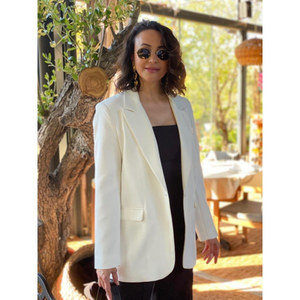 Seda Aslan Butik Çift Cep Oversize Blazer Ceket Bayan Ceket Fiyatı