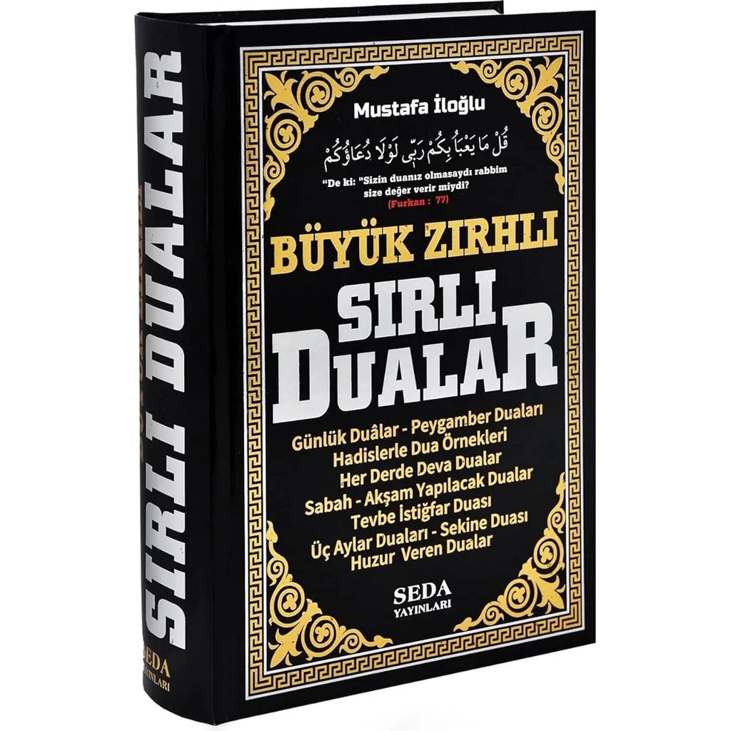 Seda Yayıncılık Büyük Zırhlı Sırlı Dualar (Büyük boy-Ciltli) - Mustafa İloğlu, Seda Yayınları, Eğitim Düzeyi: Normal Boy Diğer Fiyatı