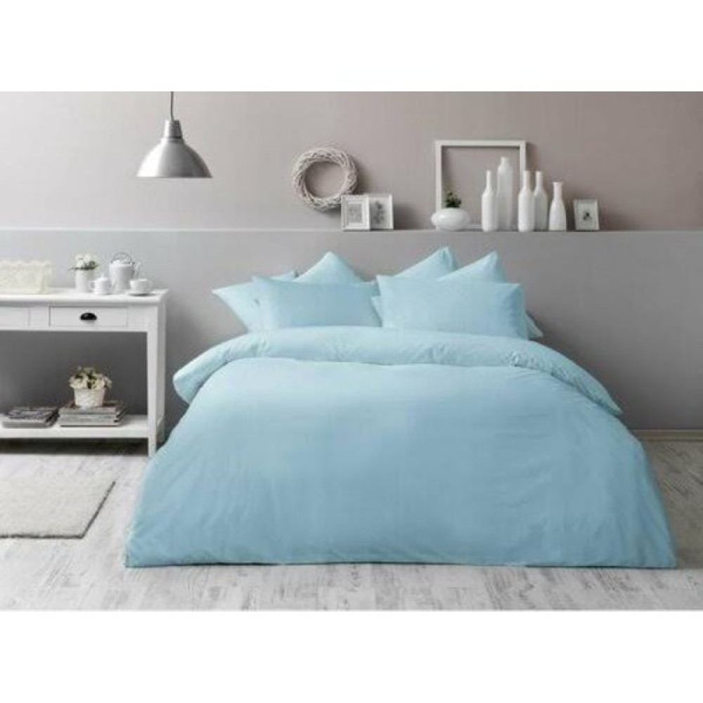 Sedali Home Çarşafı Lastikli Mavi Renk Battal Boy Nevresim Takımı - 200 x 230 cm Nevresim Takımı Fiyatı