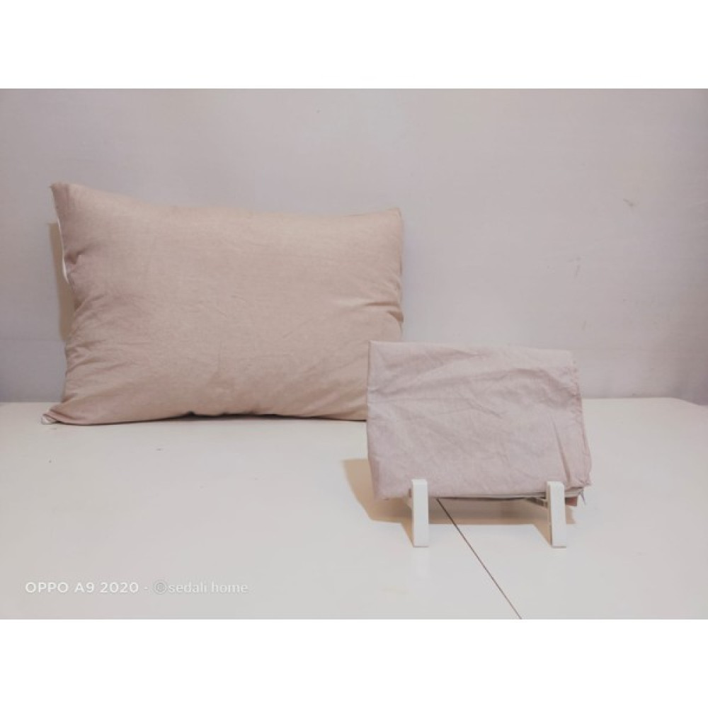 Sedali Home Düz Sütlü Kahve Renk Yastık Kılıfı 1 Adet - 50 x 70 cm Yastık Kılıfı Fiyatı