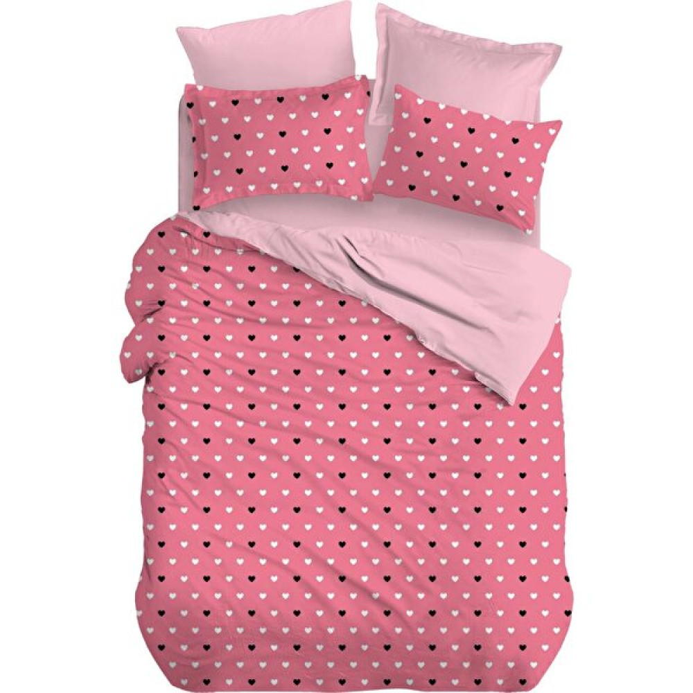 Sedali Home Set - Kalpli Çift Kişilik Nevresim Seti - Pembe - 180 x 230 cm Nevresim Takımı Fiyatı