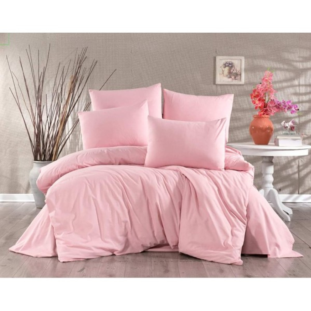 Sedali Home Set - Pembe Renk Çift Kişilik Nevresim Seti - 180 x 230 cm Nevresim Takımı Fiyatı