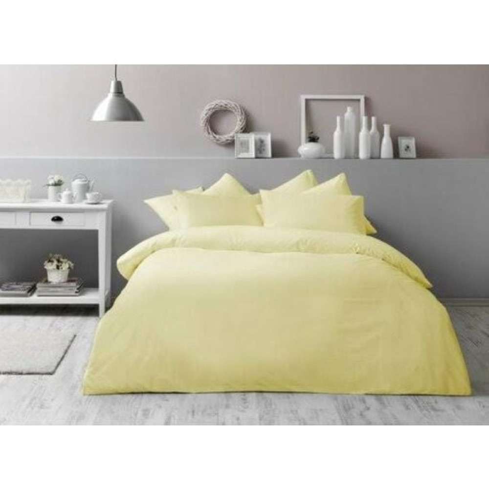 Sedali Home Set - Sarı Renk Çift Kişilik Nevresim Seti - 180 x 230 cm Nevresim Takımı Fiyatı