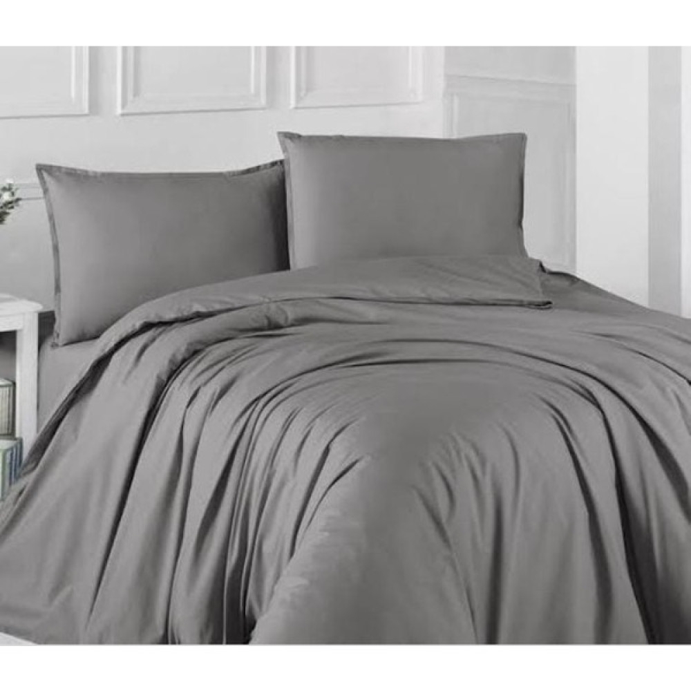 Sedalı Home Tek Kişilik Pamuklu Nevresim Takımı - 160 x 230 cm - Gri Nevresim Takımı Fiyatı