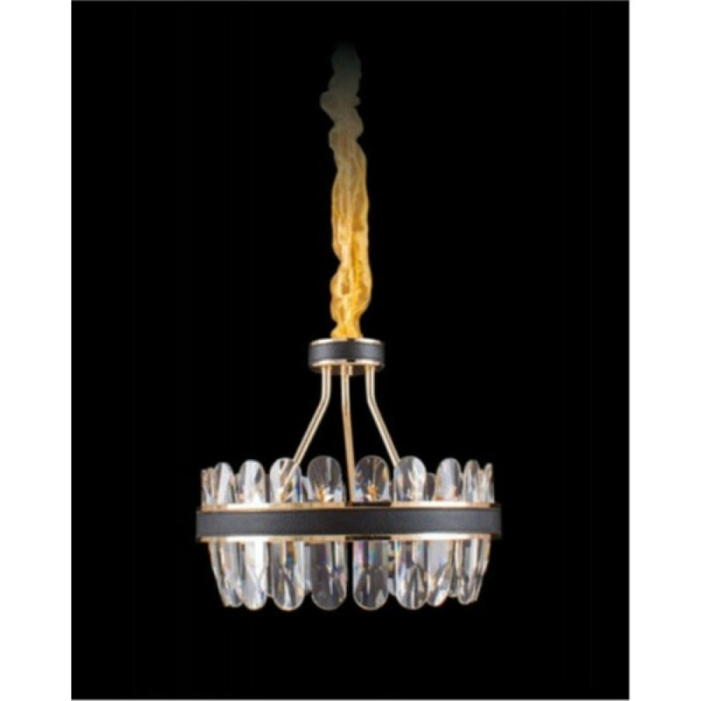 Sedef Avize Fibanni Modern Kristal Taşlı Sarkıt Salon LED Avize FB-6089/400 Avize Fiyatı