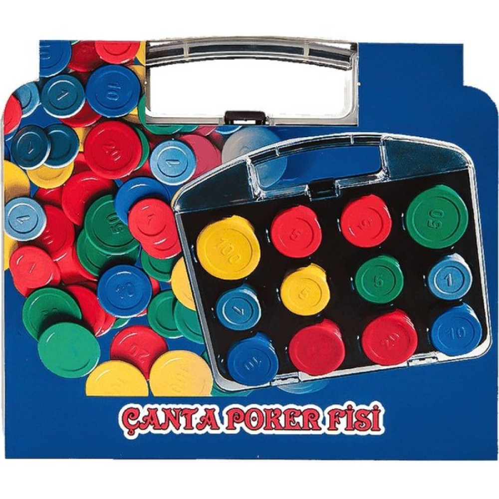 Sedef Çantalı Plastik Poker Fişi Poker Chip Poker Çipi 96 Adet - Renkli Oyun & Hobi Fiyatı