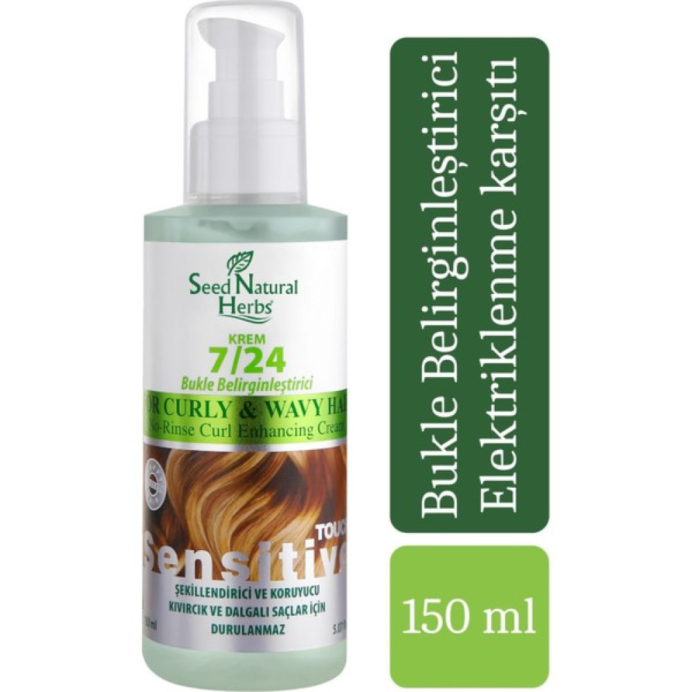 Seed Natural Herbs 7/24 Krem Bukle Belirginleştirici Durulanmayan Krem Şampuan ve Saç Kremi Fiyatı