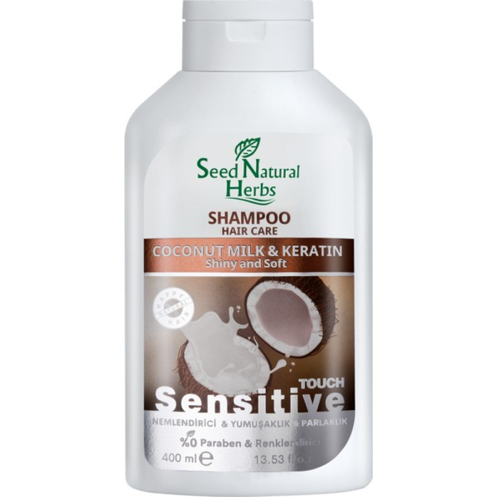 Seed Natural Herbs Hindistan Cevizi & Keratin Şampuan Boyalı - Röfleli - Yıpranmış Saçlar İçin 400 ml Oto Boyaları Fiyatı
