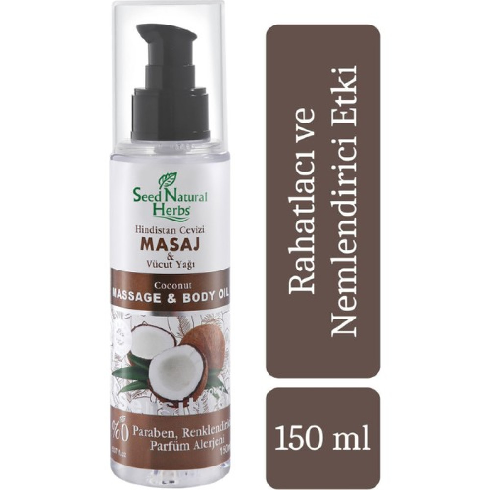 Seed Natural Herbs Hindistan Cevizi Masaj Vücut Yağı 150 ml Oto Boyaları Fiyatı