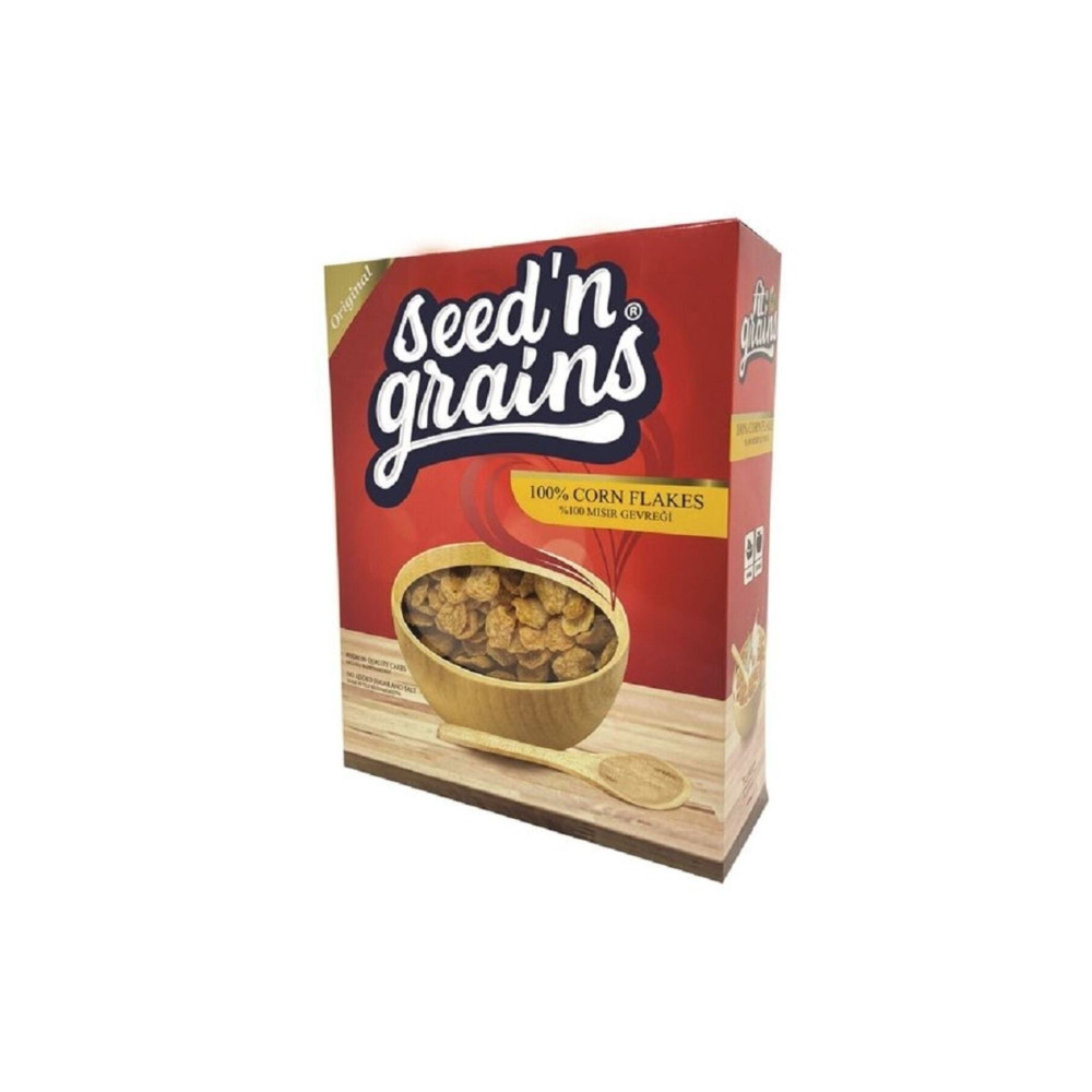 Seedn Grains Şekersiz Corn Flakes Mısır Gevreği 300 G Kahvaltılık Gevrek Fiyatı
