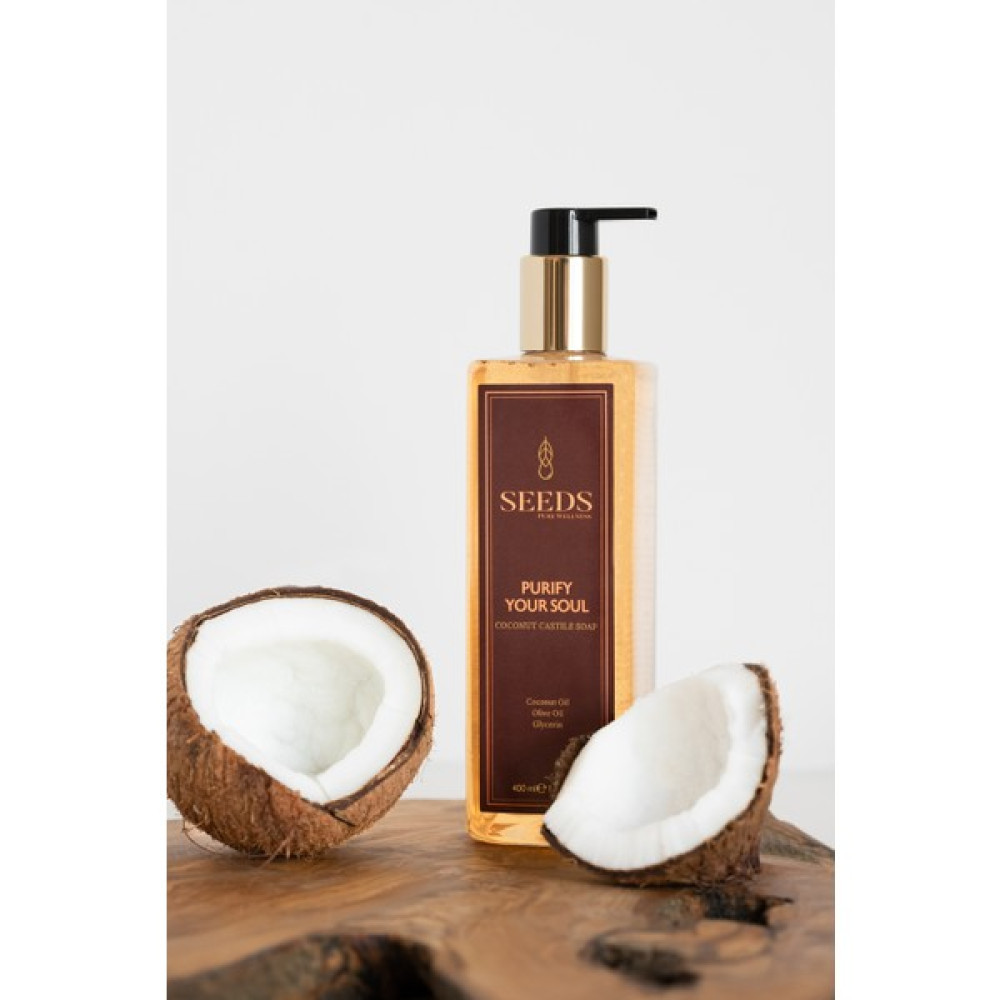 Seeds Doğal Sıvı Sabun Zeytinyağlı Coconut Kastil Sabun - Duş Jeli 400 ml El Bakımı Fiyatı