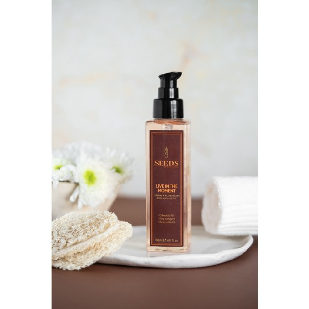 Seeds Doğal Vücut Masaj Yağı Nemlendirici Ylang Ylang ve Jasmine 150 ml Bitkisel Yağlar Fiyatı