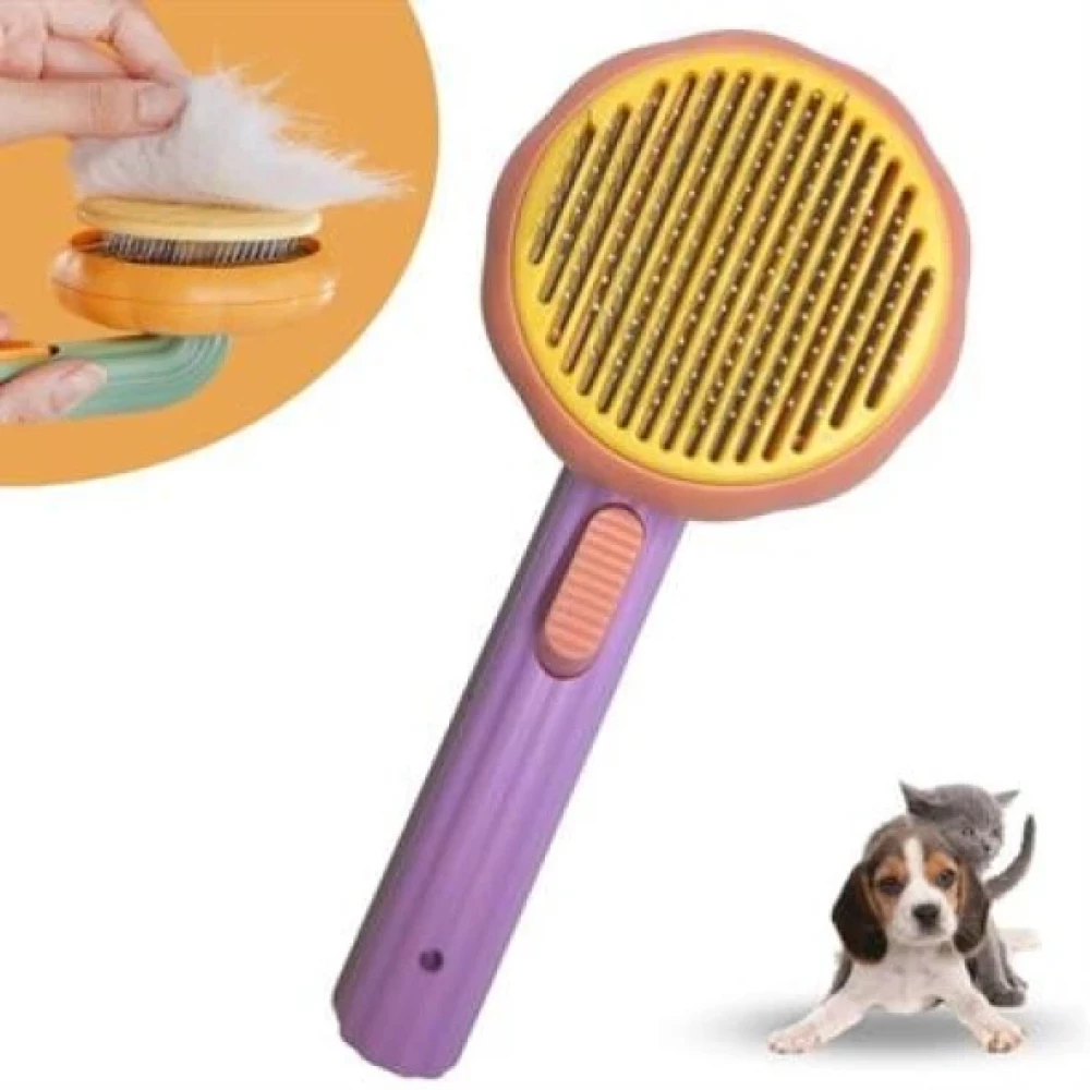 Sefam Home Plastik Pembe Evcil Hayvan Bakım Pet Fırçası Çok Amaçlı Pet Fırçası Pembe Evcil Hayvan Ürünleri Fiyatı