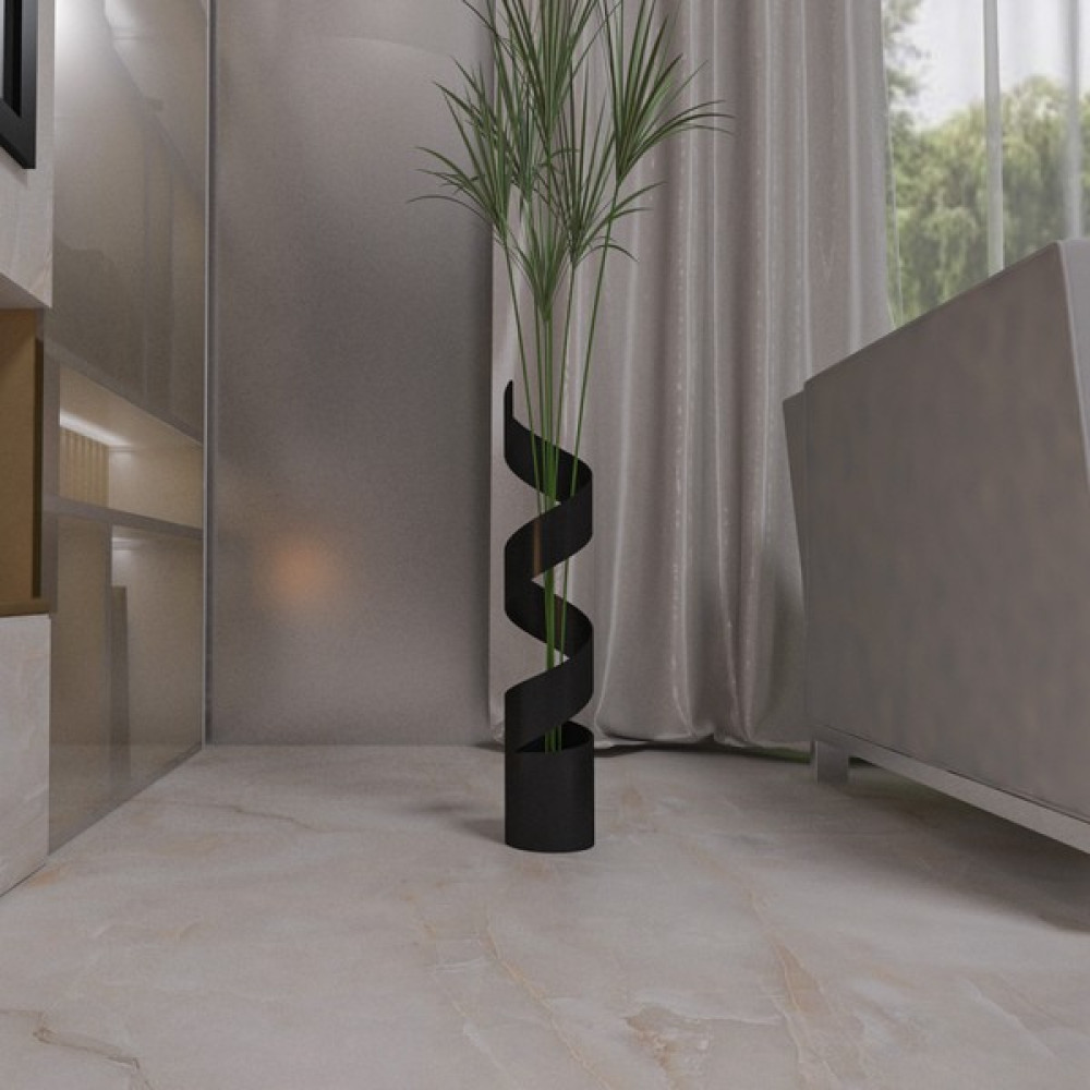 Segi Home Decor Uzun Büyük Metal Vazo Siyah Renk Yükseklik 60 cm Genişlik 11,4 cm Pampas Için Vazo Çiçek Vazosu Vazo Fiyatı