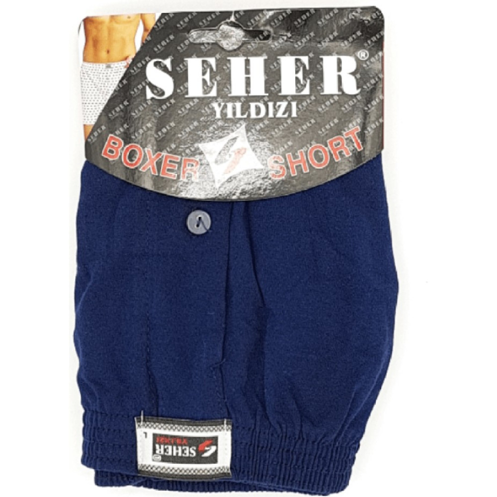 Seher 6 Adet Lacivert Renk Penye Boxer Erkek Boxer Fiyatı