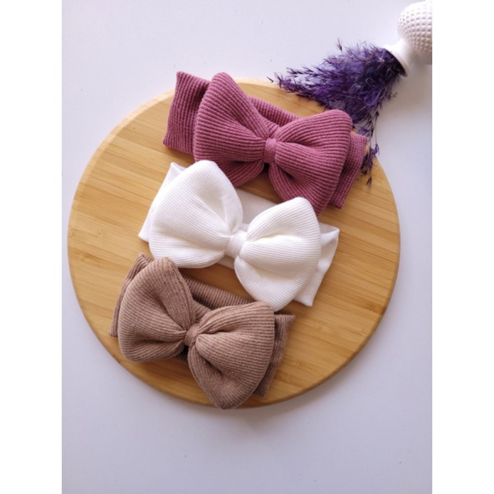 Seher Bebe Butik Bebek Fiyonklu Bandana 3'lü Set Bebek Saç Bandı Fiyatı