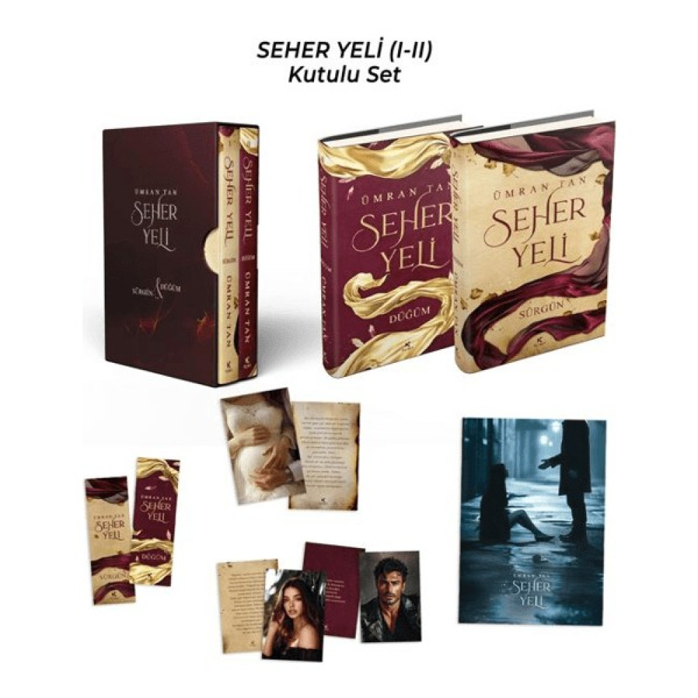 Seher Yeli / 1 ve 2 Kutulu Set (Ciltli) - Ümran Tan Edebiyat Fiyatı