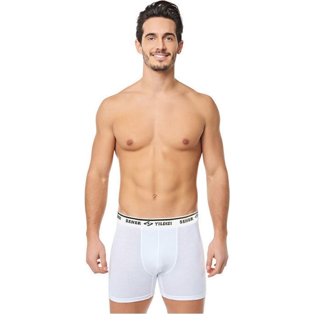 Seher Yıldızı Erkek Elastan Boxer 6'lı Eko Paket Diğer Fiyatı