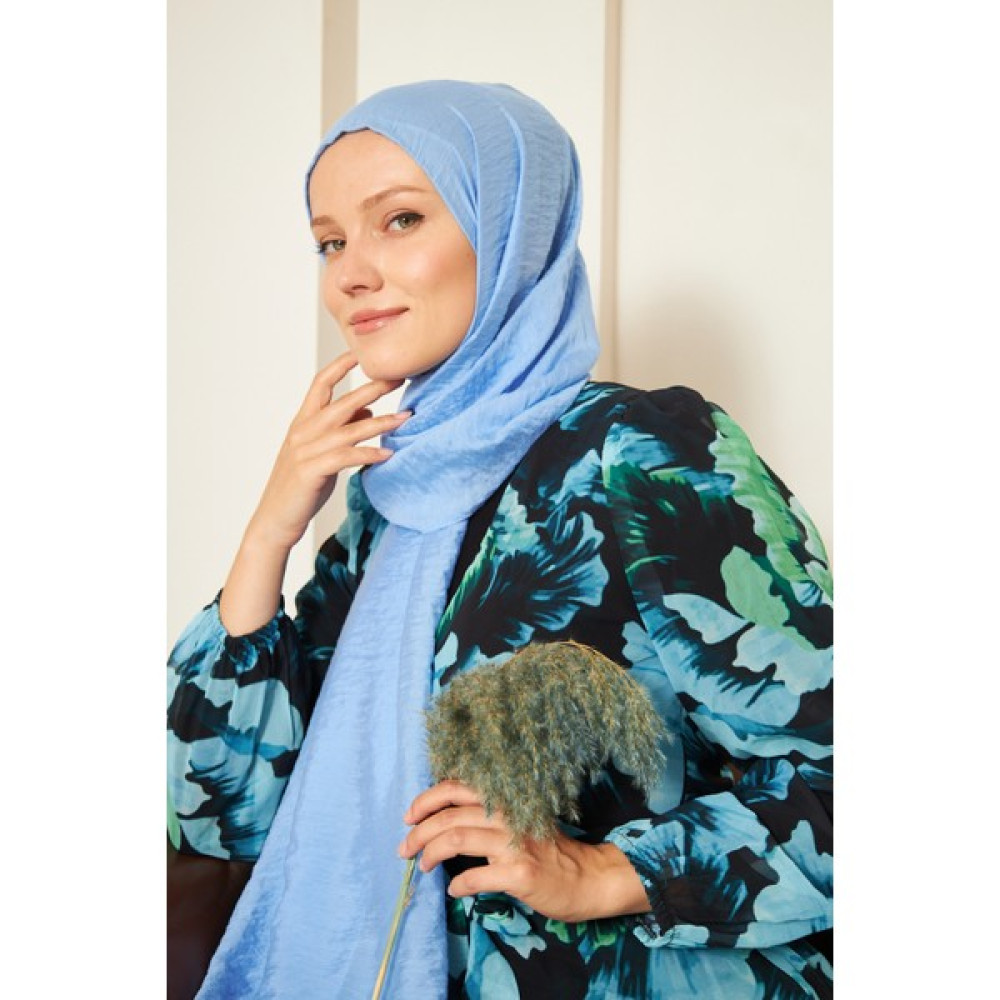 Şehr-i Şal Sakafashion Bitkisel Organik Şal - Açık Mavi Şal / Fular & Eşarp Fiyatı