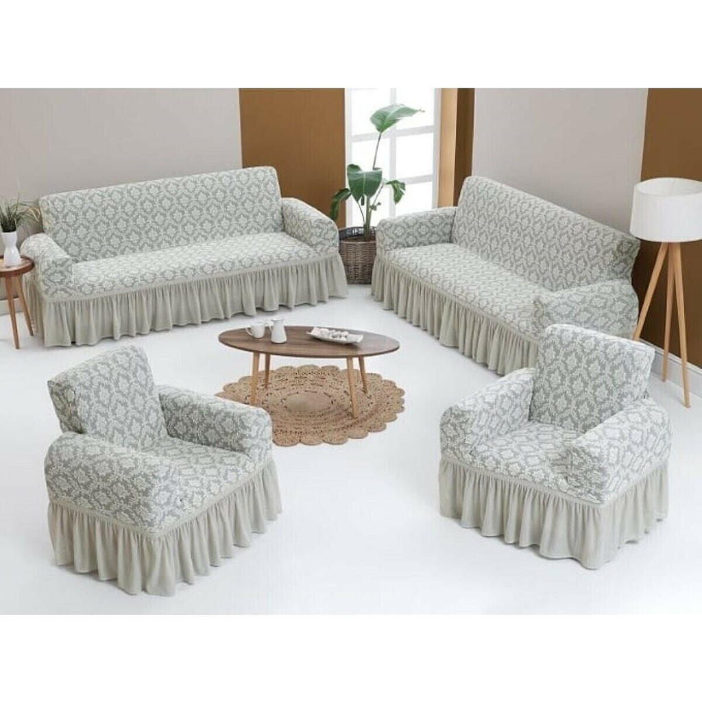 Sehra Jakarlı Lastikli Esnek Yıkınabilen 3+3+1+1 Koltuk Örtüsü Koltuk Kılıfı Jakarlı - 185 x 235 cm - Açık Krem SSD / Solid State Drive Fiyatı
