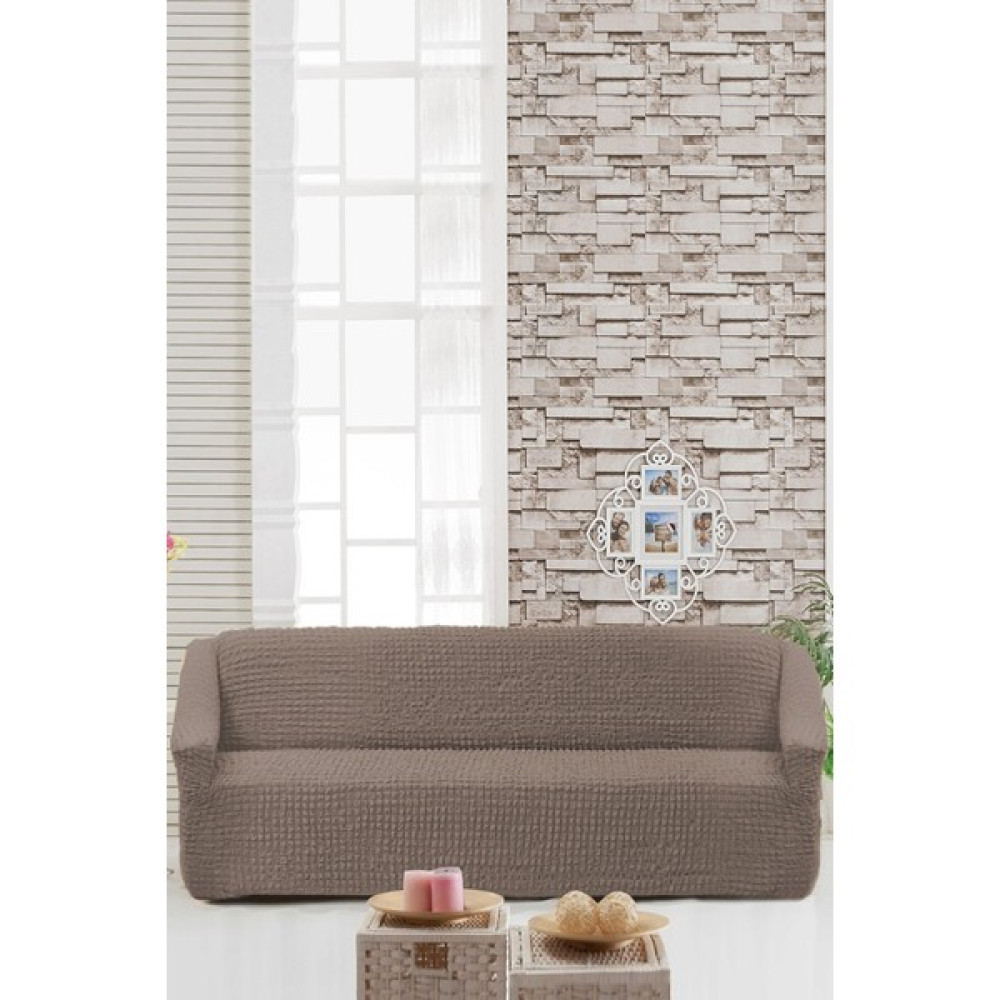 Sehra Streç Lastikli Esnek Pamuklu Yıkanabilir Bürümcük 3* Kişilik Koltuk Örtüsü Koltuk Kılıfı Çekyat Örtüsü Standart(Tek) - 180 x 230 cm Koltuk & Kanepe Örtüsü Fiyatı
