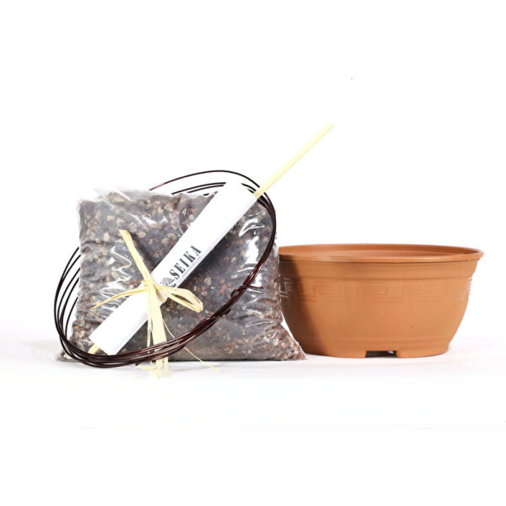 Seika Bonsai Kurtarma ve Saksı Değişimi Kiti No.3 - Kahverengi Saksı ve Aksesuarları Fiyatı