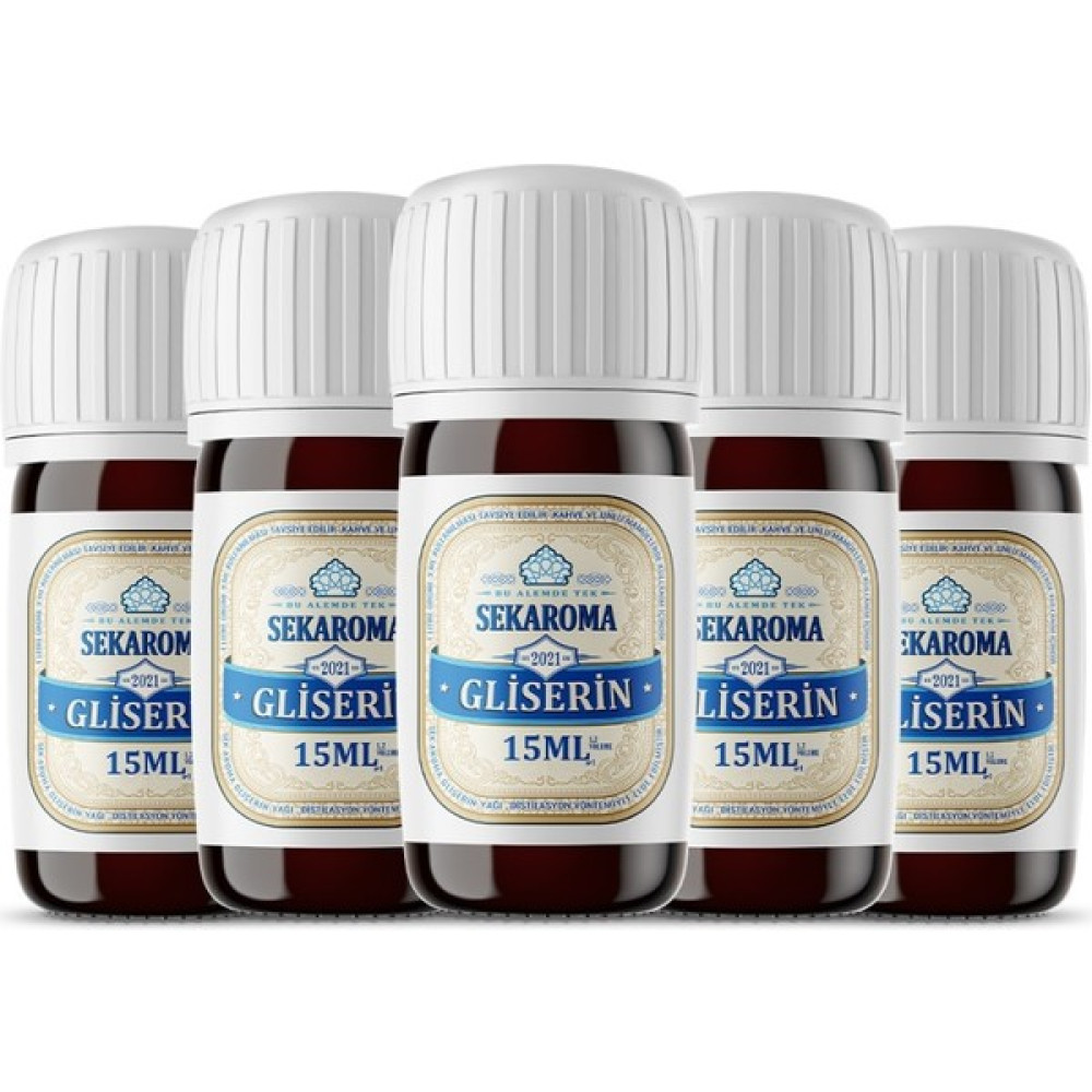 Sek Aroma Doğal Bitkisel Gliserin Yağı 15 Ml(5 Litreye Uyumlu) 5X15ML+Test Kiti Hediyeli - 5 Adet Oto Boyaları Fiyatı