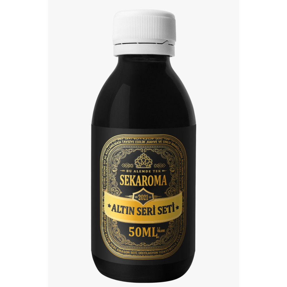 Sek Aroma Hazır Karışım Altın Seri Anason Yağı - Hazır Karışım Altın Seri Kiti 50 ml (1 LİTREYE UYUMLU) Organik Ürünler Fiyatı