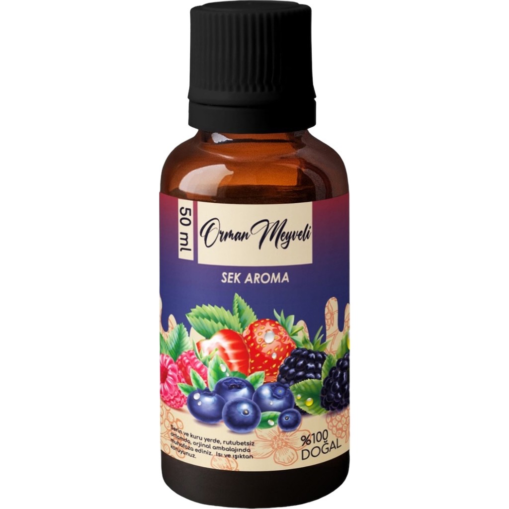 Sek Aroma Orman Meyveli Kiti - Orman Meyveli Aroması 50 ML (5 LİTREYE UYUMLU) Diğer Fiyatı