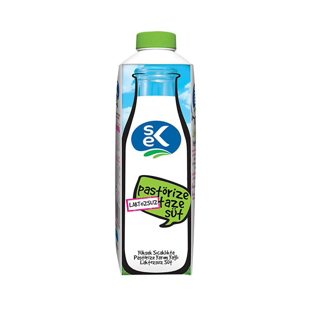 Sek Laktozsuz Tetra Paket Top Pastörize Süt 1lt Süt Fiyatı