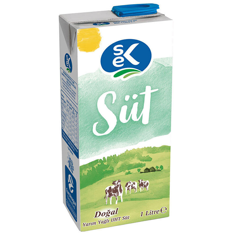 Sek Yarım Yağlı Süt 1 Litre Süt Fiyatı