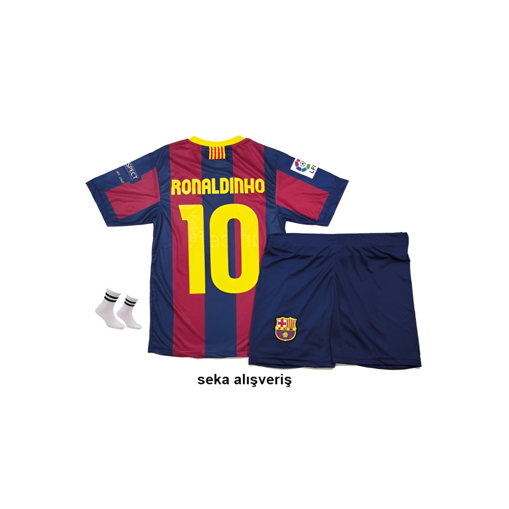 Seka Alışveriş Ronaldinho 10 Retro Barcelona Şampiyonlar Ligi 2011 London Finali 3lü Çoçuk Forma Seti 10-11 Yaş Beden Erkek Forma Fiyatı