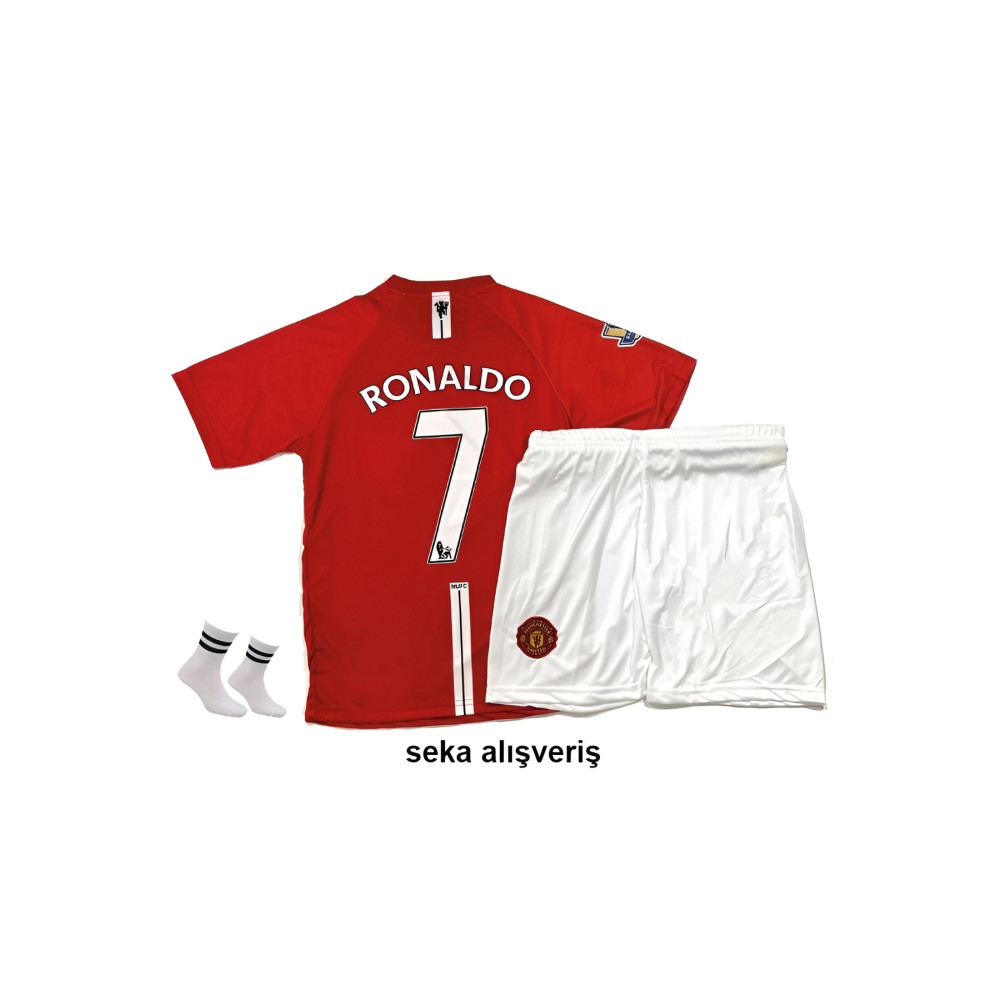Seka Alışveriş Ronaldo Retro Kırmızı 7 Manchester United Şampiyonlar Ligi 2008 Moscow Finali 3lü Çoçuk Forma Seti 7-8 Yaş Beden Erkek Forma Fiyatı