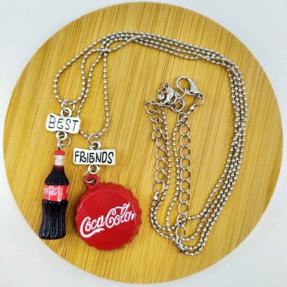 Şeker Ofisi Best Friends Bff 2'li Zincir İpli Kolye Kola Kapak Bijuteri Kolye Fiyatı