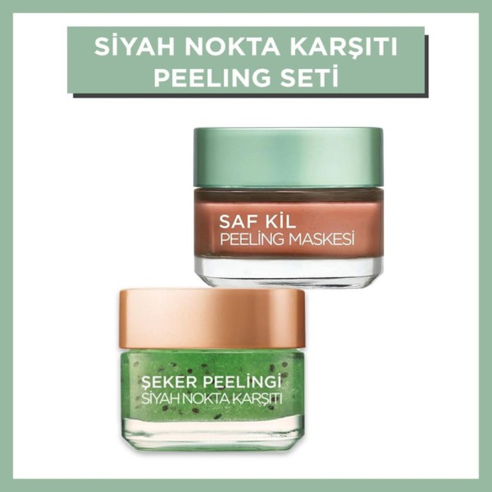 Şeker Peelingi Siyah Nokta Karşıtı + Saf Kil Peeling Maskesi Maskeler Fiyatı