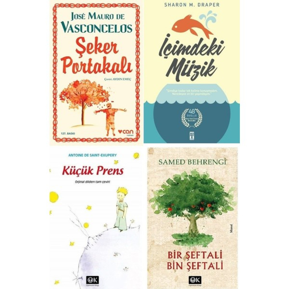 Şeker Portakalı, Içimdeki Müzik, Küçük Prens ve Bir Şeftali Bin Şeftali Kitap Seti Edebiyat Fiyatı