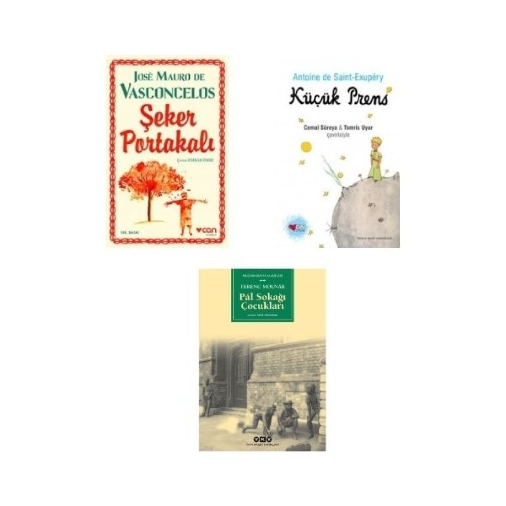 Şeker Portakalı - Küçük Prens - Pal Sokağı Çocukları - Jose Mauro De Vasconcelos - Antoine De Saint-Exupéry - Ferenc Molnar Çocuk Klasikleri Fiyatı