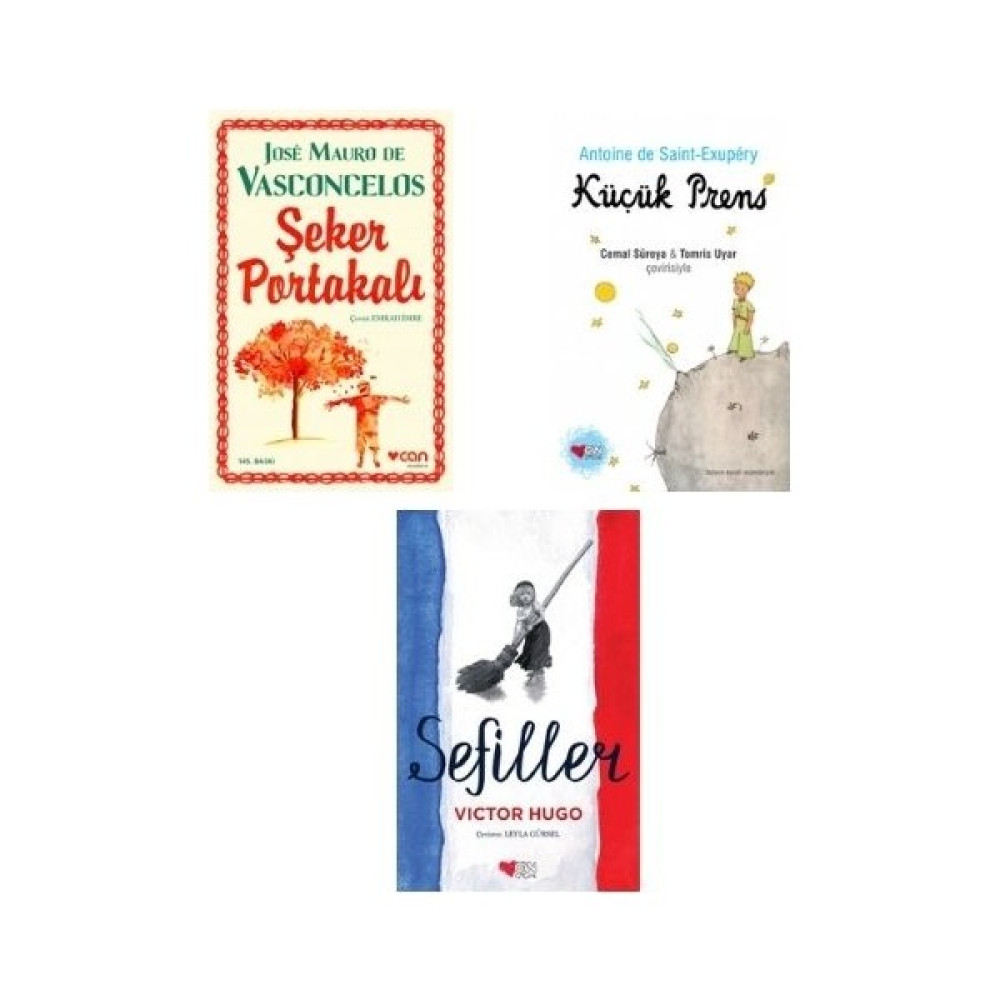 Şeker Portakalı - Küçük Prens - Sefiller - Jose Mauro De Vasconcelos - Antoine De Saint-Exupéry - Vitor Hugo Çocuk Roman Fiyatı