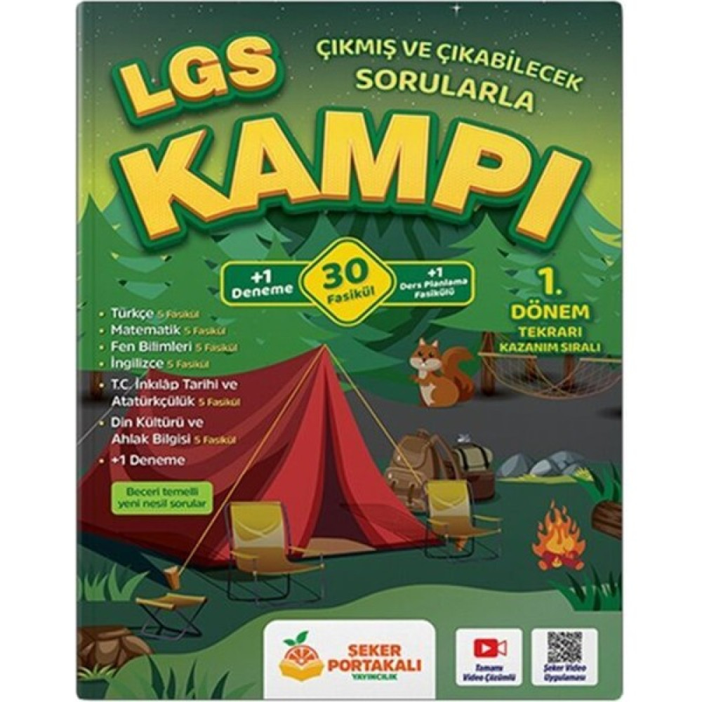 Şeker Portakalı Yayıncılık 8. Sınıf 1. Dönem Lgs Kampı Kaynak Kitapları Fiyatı