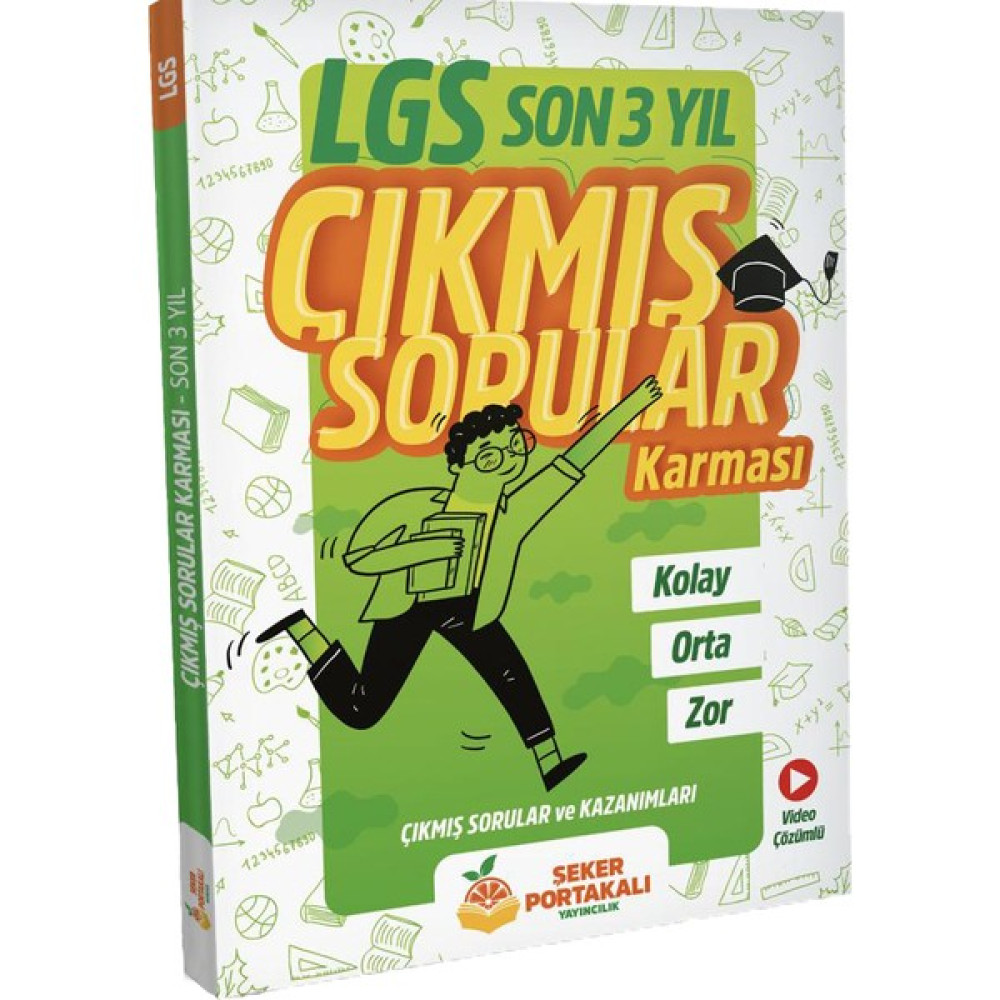 Şeker Portakalı Yayıncılık LGS Son 3 Yıl Çıkmış Sorular Karması Eğitim Setleri Fiyatı