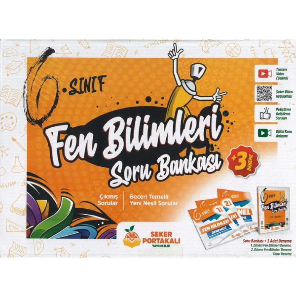Şeker Portakalı Yayıncılık Şeker Portakalı 6. Sınıf Kutulu Fen Bilimleri Soru Bankası Kaynak Kitapları Fiyatı