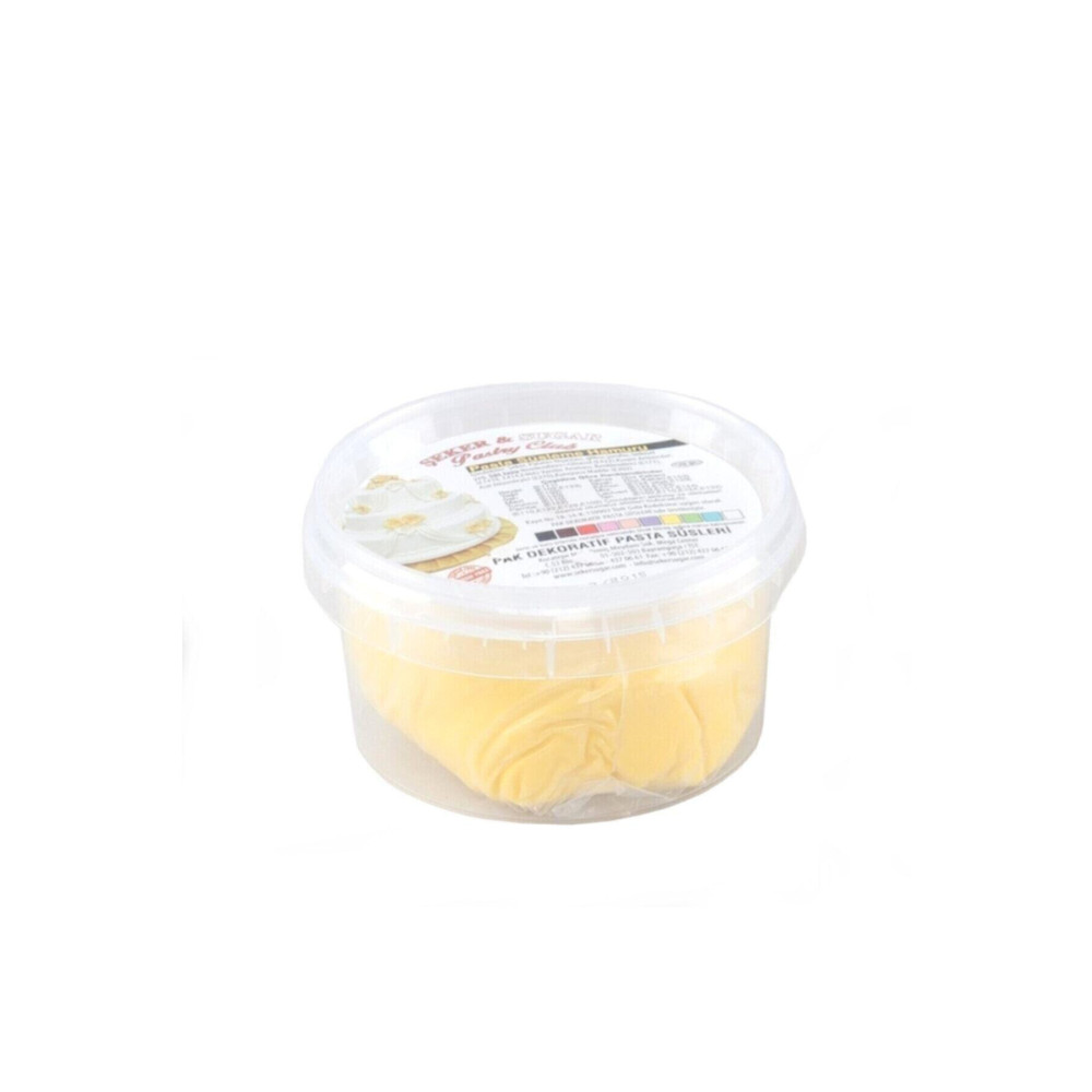 ŞEKER & SUGAR Şeker Hamuru Sarı (200 g) Tatlı ve Pasta Malzemeleri Fiyatı