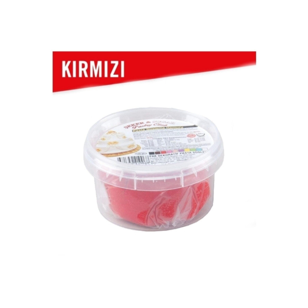 ŞEKER & SUGAR Şeker Sugar Kırmızı Şeker Hamuru 200 gr Tatlı ve Pasta Malzemeleri Fiyatı