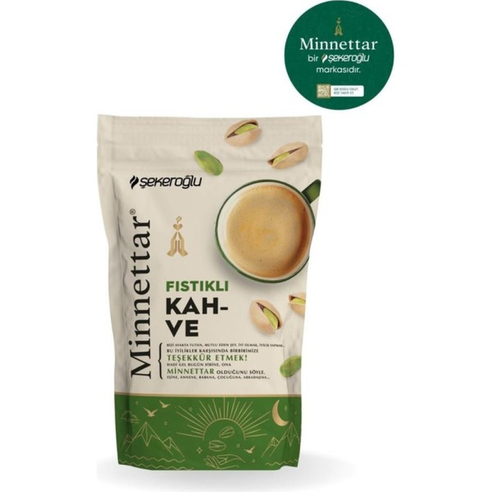 Şekeroğlu Minnettar Fıstıklı Kahve 165 gr - Türk Kahvesi - 1 Paket Kahve Fiyatı