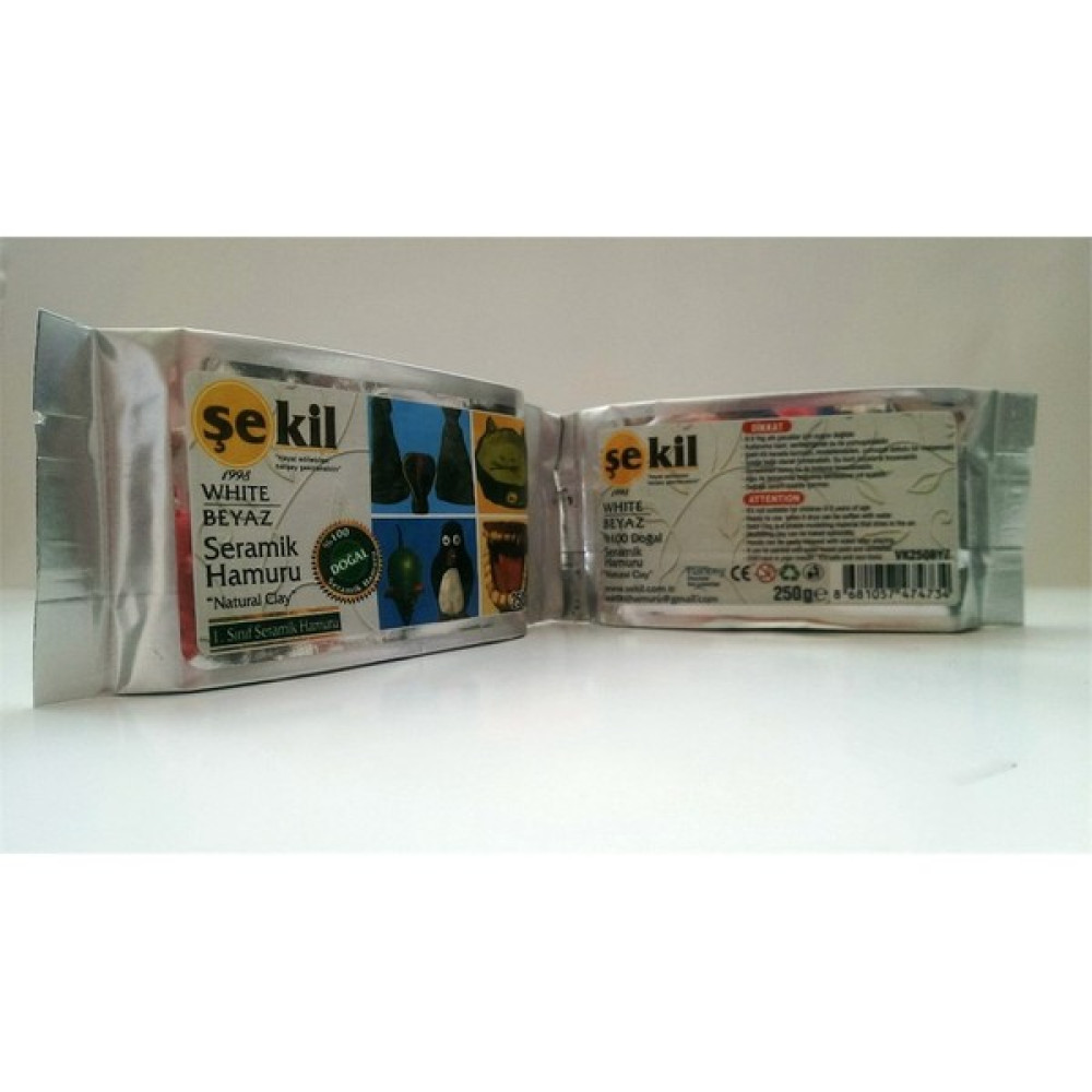 Şekil Beyaz Seramik Hamuru 250 Gr. Eğitici Oyuncak Fiyatı