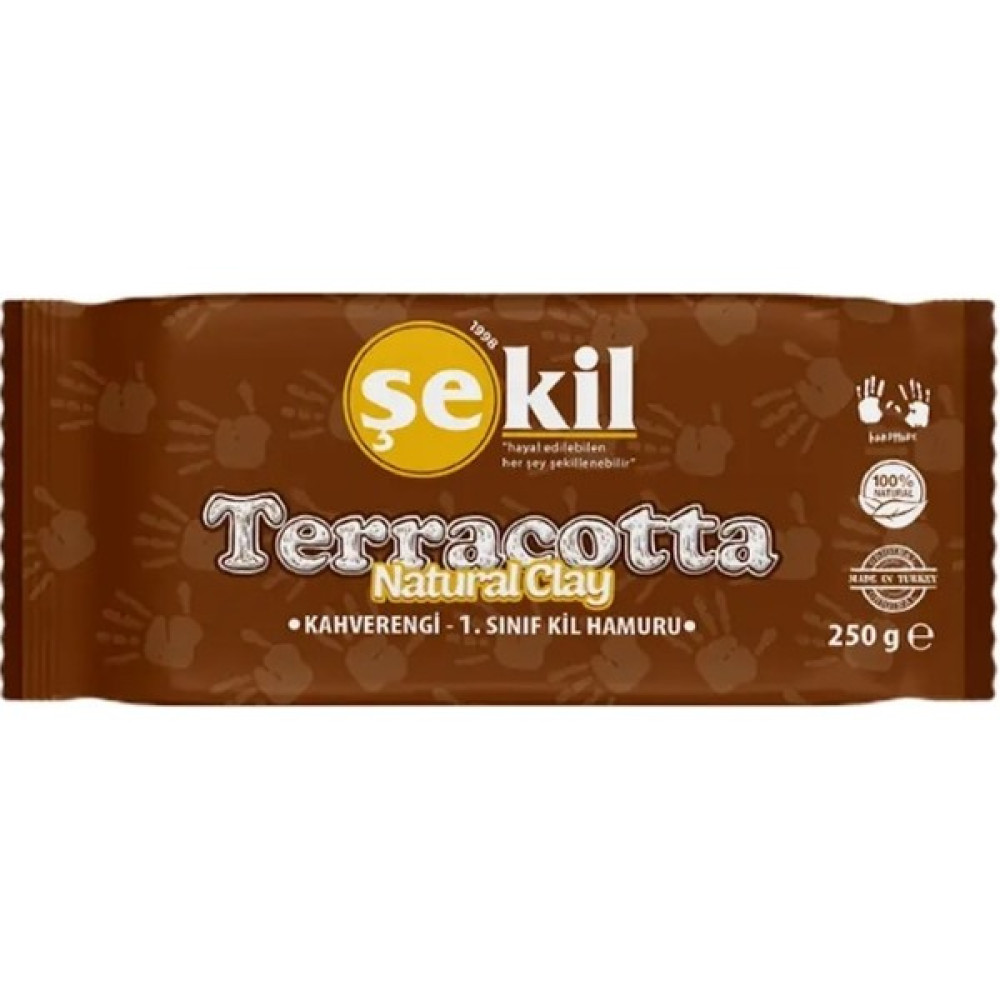 Şekil Seramik Kil Hamuru 250 gr Kahverengi - 2 Adet Sanatsal Malzemeler Fiyatı